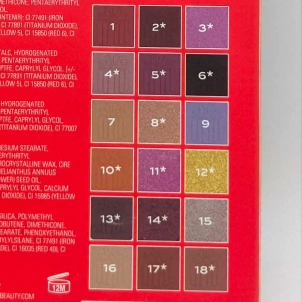 I Heart Revolution Eyeshadow Palette The Nice List NIB